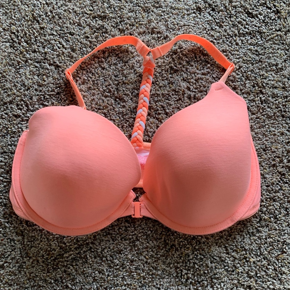 Victoria’s Secret 34dd racerback bra.